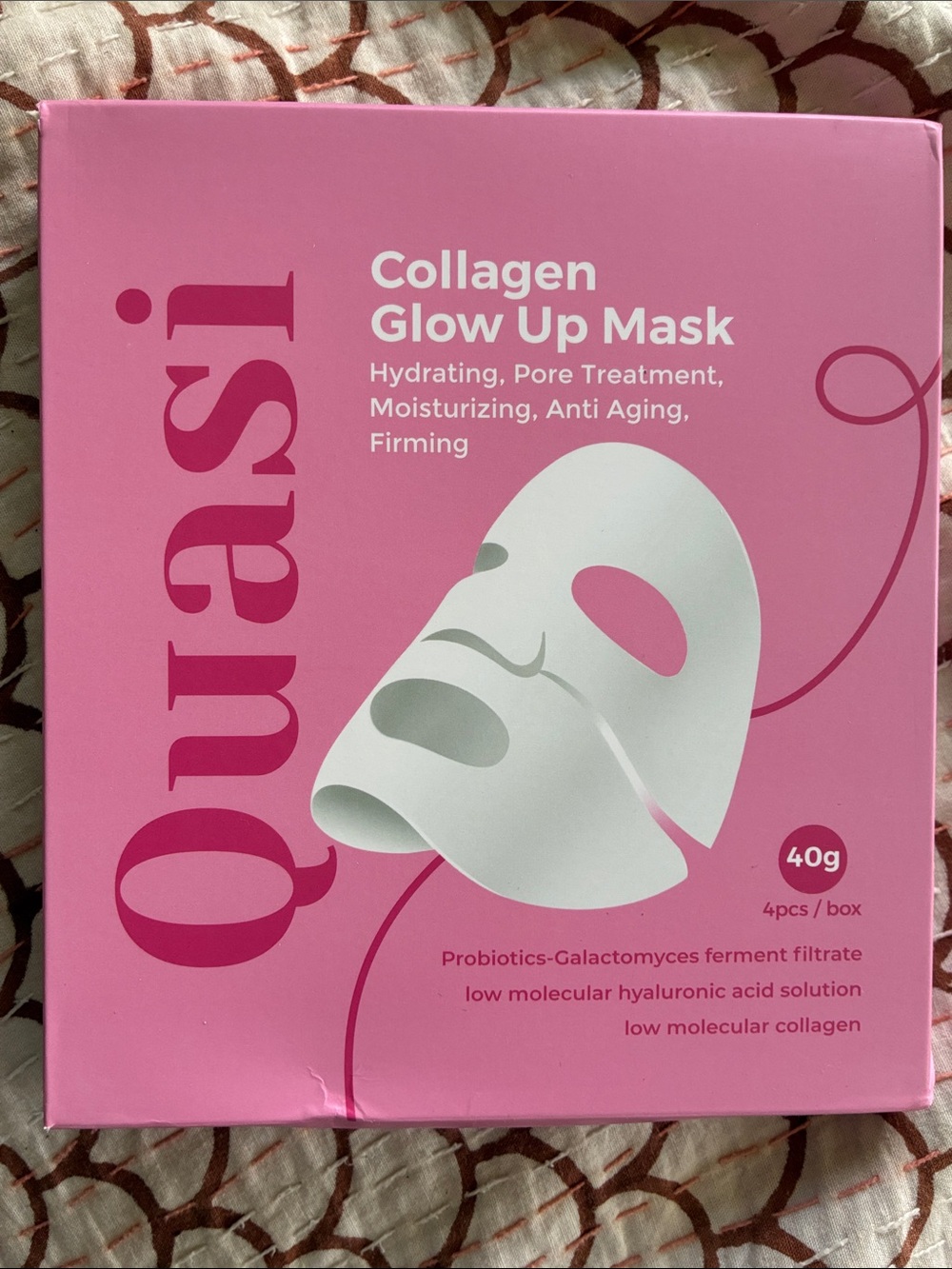 Collagen Glow Up Mask — Pink Hydrating Sheet Mask